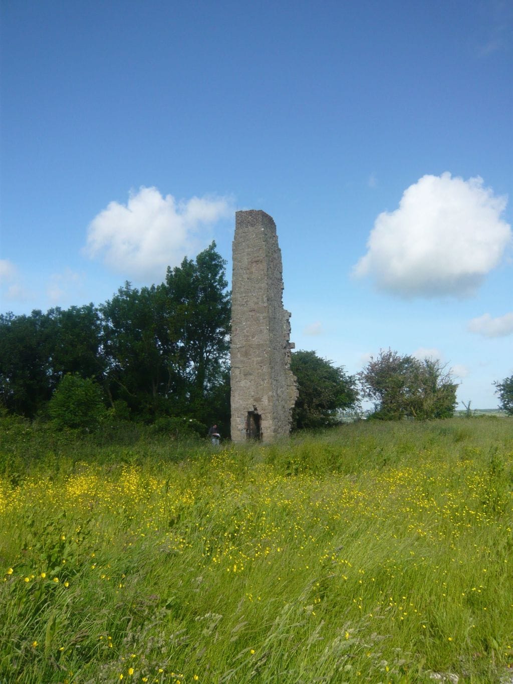 Chimney Berw Colliery - scheduled monument